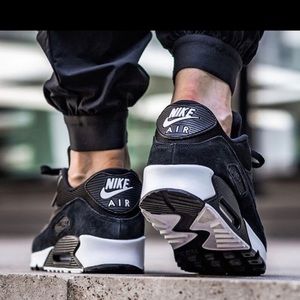 Nike air max 90 iron grey white black men size 12